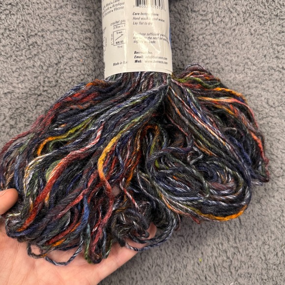 Berroco Boboli Yarn 5353 Italy Wool Acrylic Viscose 206yd 100g Knitting - Picture 6 of 6